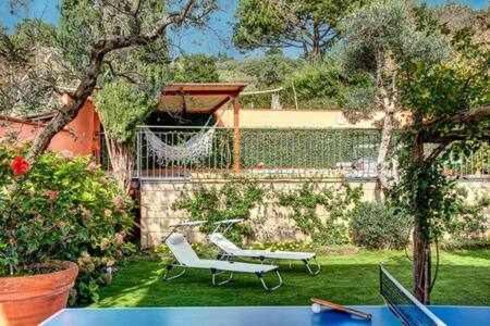 Gocce Villas - Villa De Flores Country Style Villa With Pool Massa Lubrense Exteriör bild